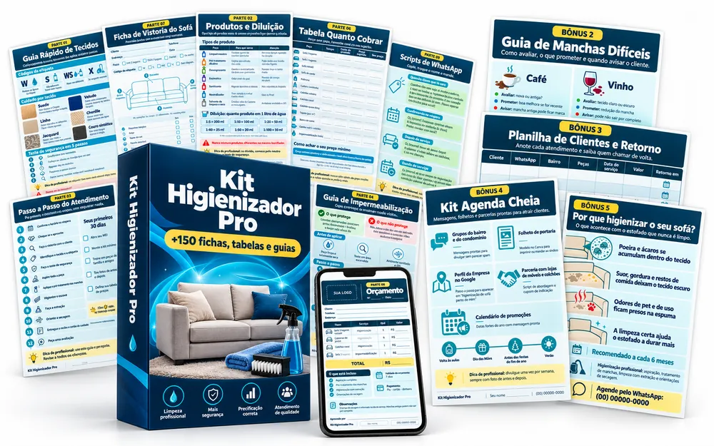 Kit completo com todos os bônus